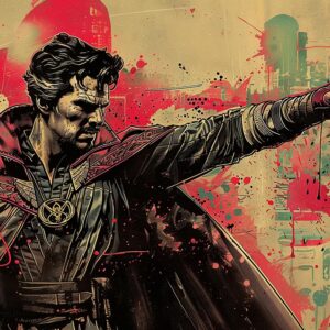 Доктор Стрэндж. Marvel. Иллюстрация. Постер