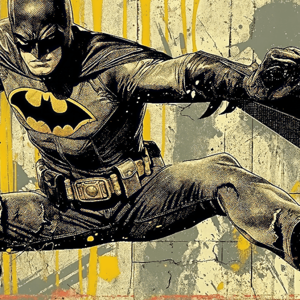 Бэтмен. DC Comics. Общий план. Графика. Иллюстрация